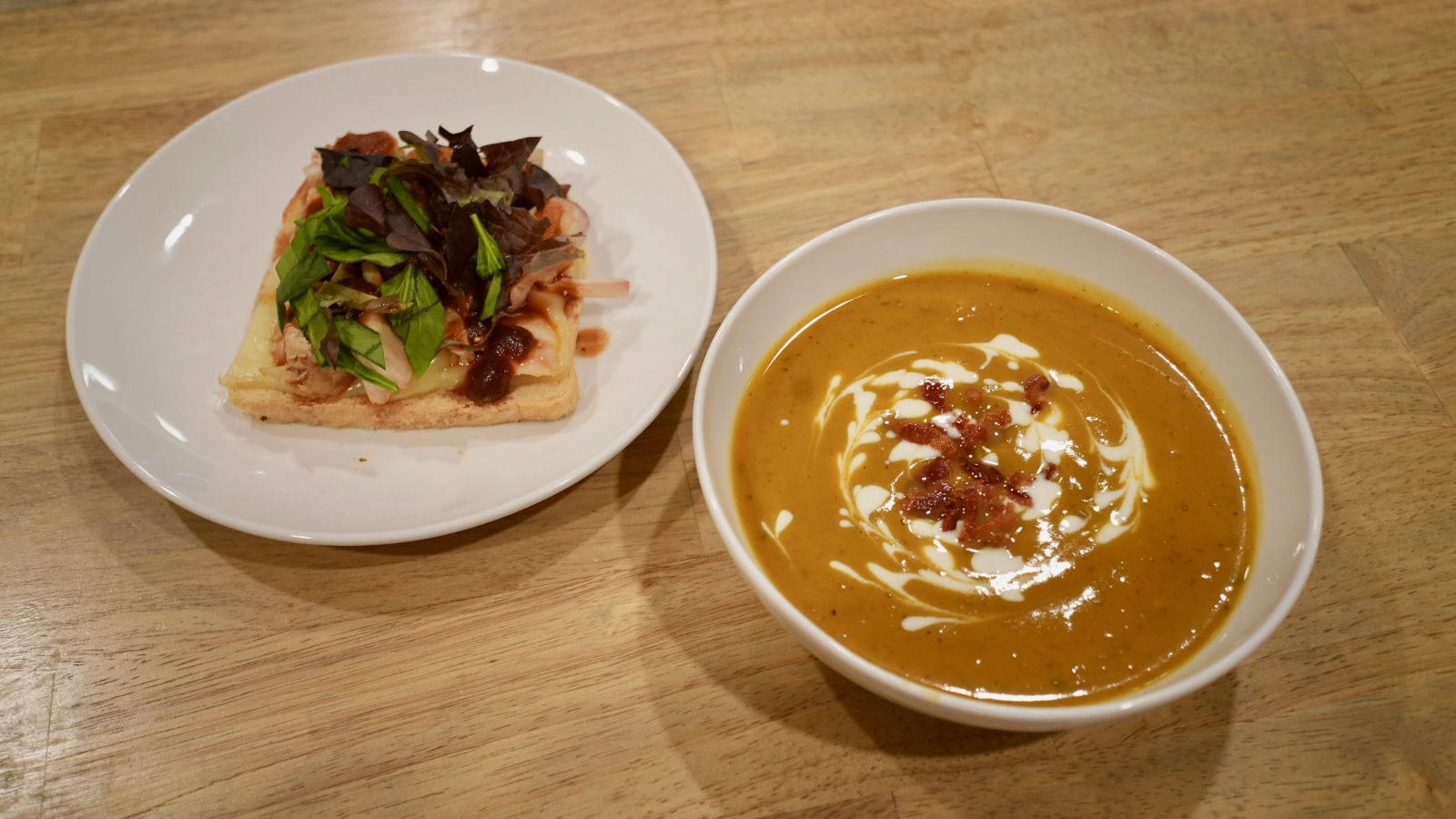 Butternut Squash Soup with Bacon